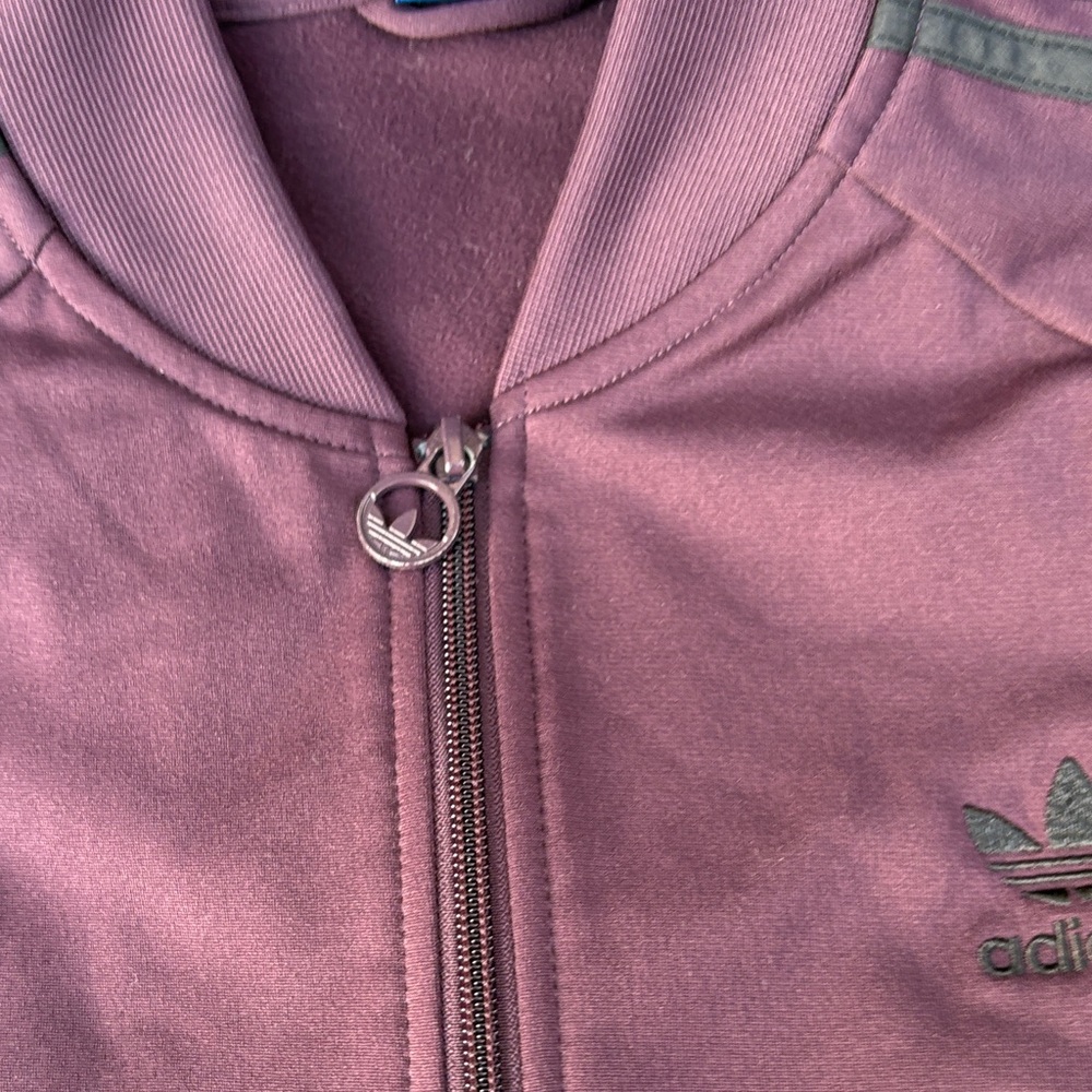 Adidas  Track Jacket with Black Stripes - Picture 5 of 8